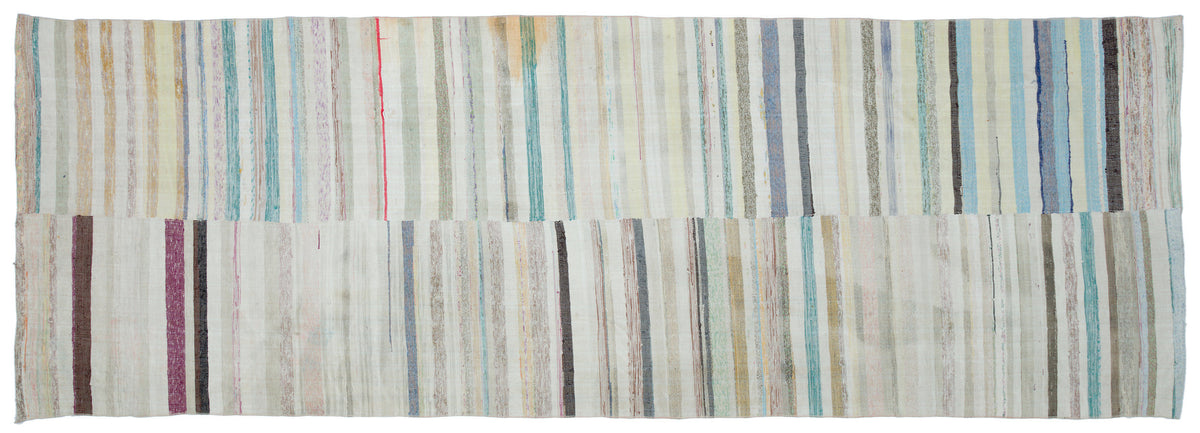 Chaput Over Dyed Kilim Rug 4&#39;6&#39;&#39; x 12&#39;10&#39;&#39; ft 137 x 390 cm