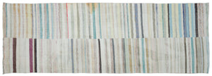 Chaput Over Dyed Kilim Rug 4'6'' x 12'10'' ft 137 x 390 cm