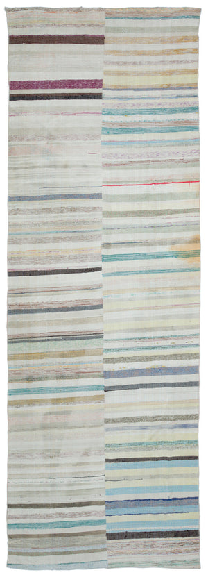 Chaput Over Dyed Kilim Rug 4'6'' x 12'10'' ft 137 x 390 cm