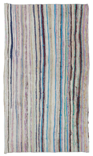 Chaput Over Dyed Kilim Rug 4'12'' x 2'9'' ft 152 x 85 cm