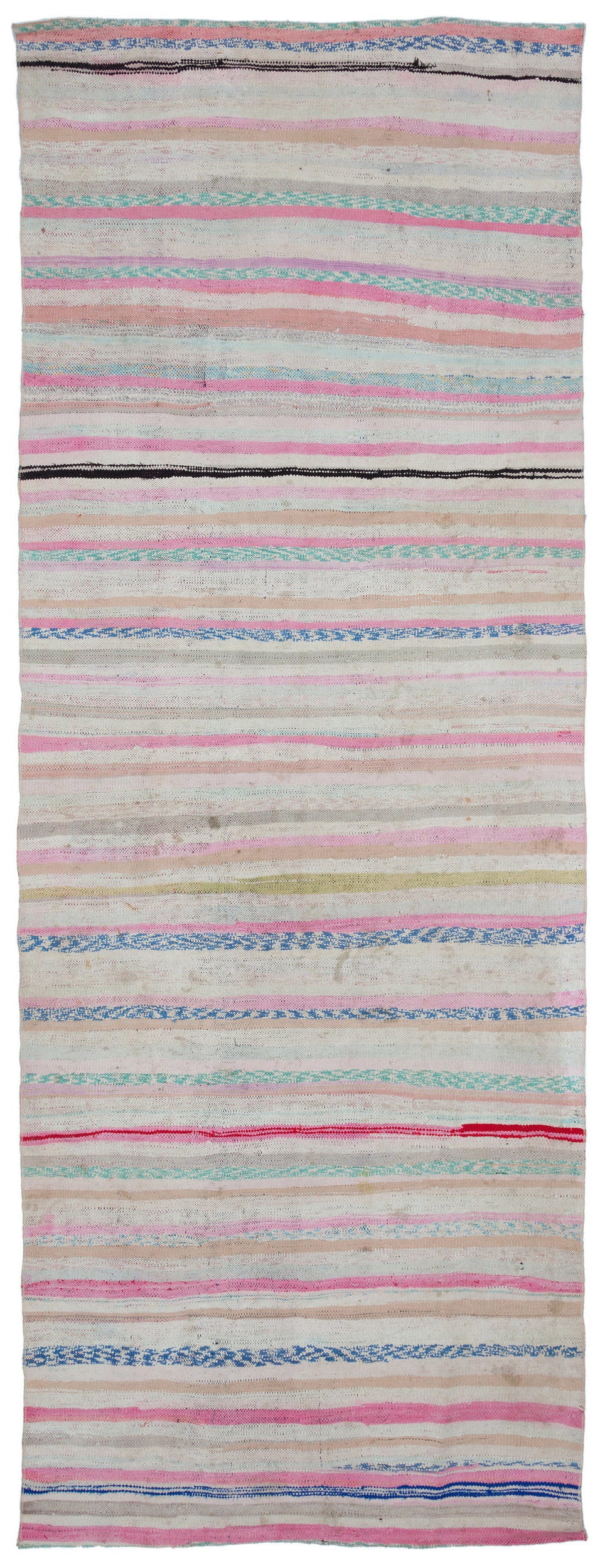 Chaput Over Dyed Kilim Rug 4'8'' x 12'6'' ft 143 x 382 cm