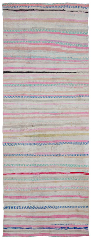 Chaput Over Dyed Kilim Rug 4'8'' x 12'6'' ft 143 x 382 cm