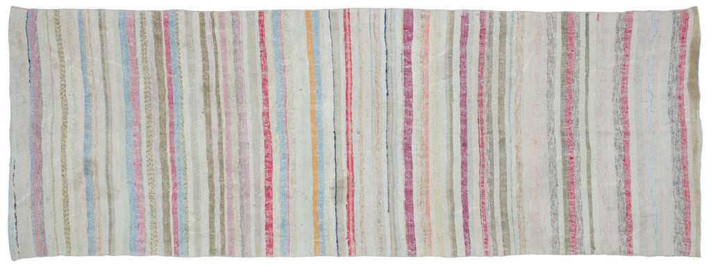 Chaput Over Dyed Kilim Rug 4'6'' x 12'6'' ft 138 x 380 cm