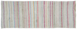 Chaput Over Dyed Kilim Rug 4'6'' x 12'6'' ft 138 x 380 cm