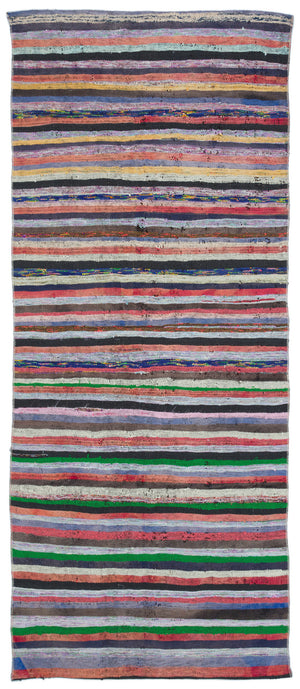 Chaput Over Dyed Kilim Rug 3'10'' x 8'10'' ft 116 x 270 cm