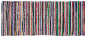 Chaput Over Dyed Kilim Rug 3'10'' x 8'10'' ft 116 x 270 cm