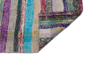 Chaput Over Dyed Kilim Rug 3'12'' x 8'8'' ft 121 x 264 cm