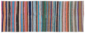 Chaput Over Dyed Kilim Rug 4'3'' x 11'4'' ft 130 x 346 cm