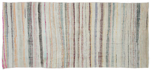Chaput Over Dyed Kilim Rug 4'6'' x 10'2'' ft 138 x 310 cm