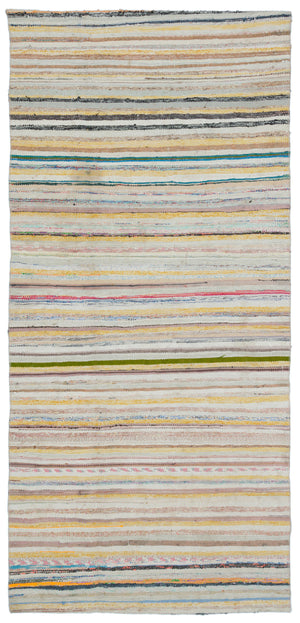 Chaput Over Dyed Kilim Rug 3'10'' x 8'1'' ft 116 x 246 cm