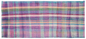 Chaput Over Dyed Kilim Rug 4'2'' x 9'3'' ft 126 x 282 cm