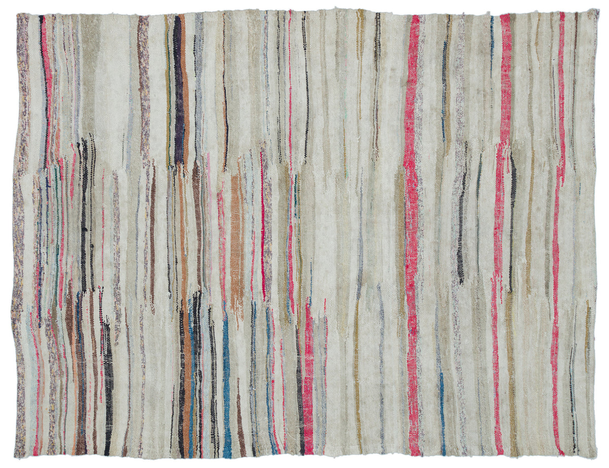 Chaput Over Dyed Kilim Rug 5&#39;5&#39;&#39; x 7&#39;5&#39;&#39; ft 164 x 227 cm