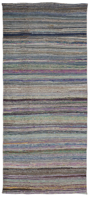 Chaput Over Dyed Kilim Rug 4'9'' x 10'8'' ft 145 x 324 cm
