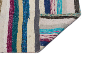 Chaput Over Dyed Kilim Rug 4'3'' x 10'11'' ft 130 x 334 cm