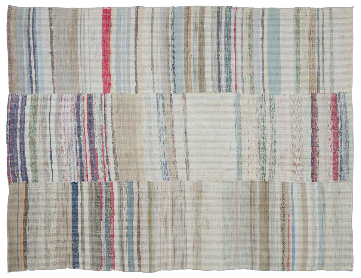 Chaput Over Dyed Kilim Rug 6&#39;7&#39;&#39; x 8&#39;6&#39;&#39; ft 201 x 260 cm