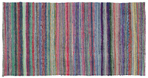 Chaput Over Dyed Kilim Rug 4'11'' x 9'10'' ft 151 x 300 cm
