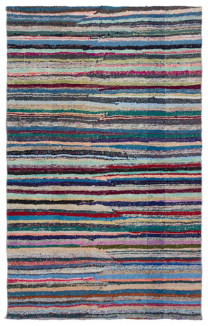 Chaput Over Dyed Kilim Rug 5'6'' x 8'7'' ft 168 x 261 cm