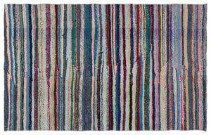 Chaput Over Dyed Kilim Rug 5'6'' x 8'7'' ft 168 x 261 cm