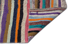 Chaput Over Dyed Kilim Rug 4'3'' x 11'2'' ft 130 x 340 cm