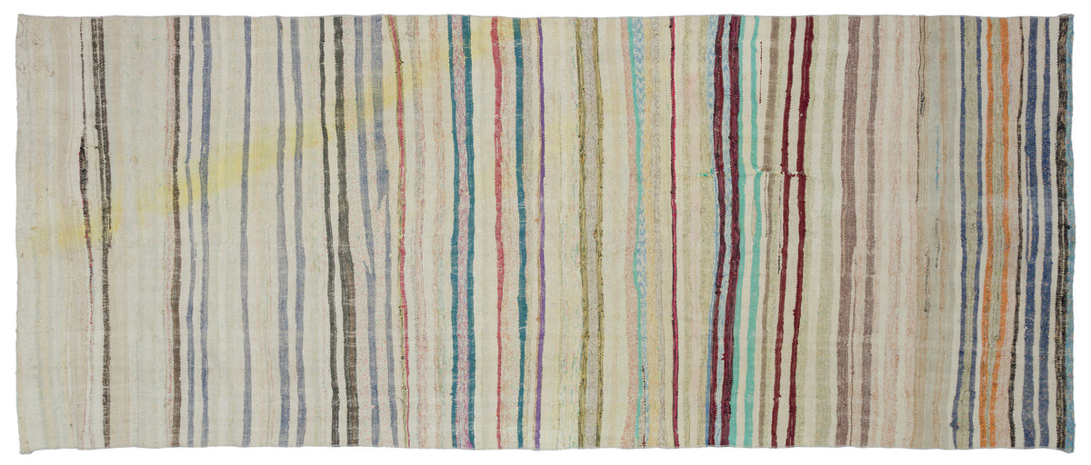 Chaput Over Dyed Kilim Rug 4&#39;10&#39;&#39; x 11&#39;8&#39;&#39; ft 148 x 356 cm