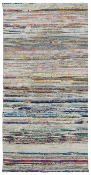 Chaput Over Dyed Kilim Rug 4'8'' x 8'11'' ft 142 x 272 cm