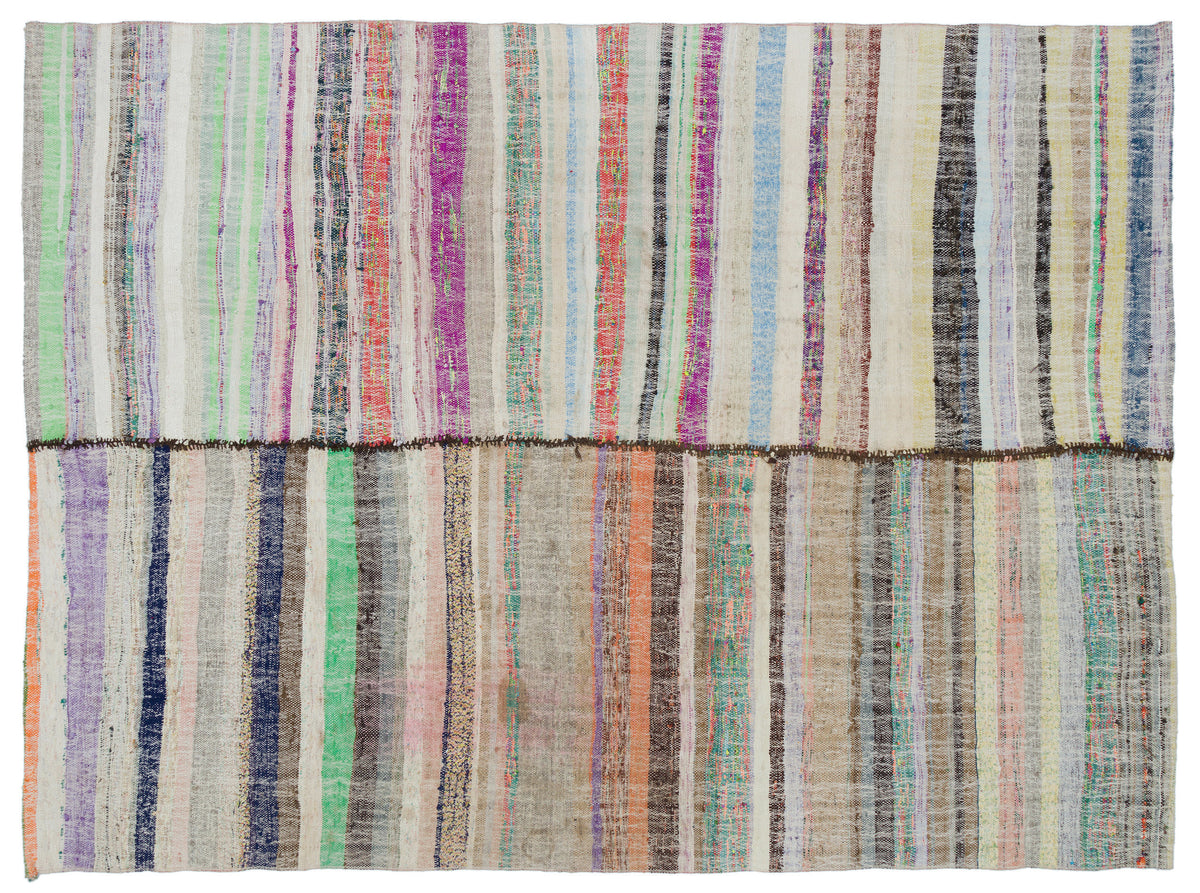 Chaput Over Dyed Kilim Rug 5&#39;11&#39;&#39; x 8&#39;2&#39;&#39; ft 181 x 248 cm