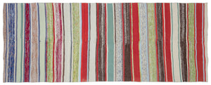 Chaput Over Dyed Kilim Rug 4'9'' x 12'3'' ft 146 x 373 cm