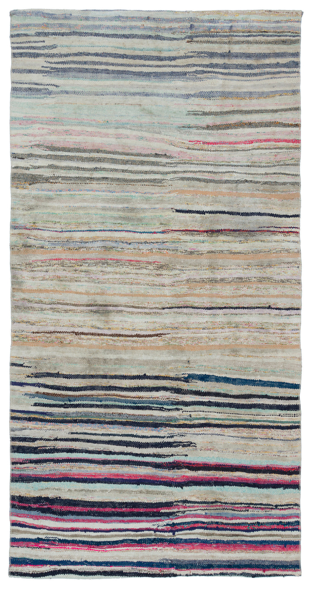 Chaput Over Dyed Kilim Rug 4'4'' x 8'4'' ft 133 x 253 cm