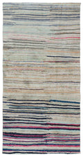 Chaput Over Dyed Kilim Rug 4'4'' x 8'4'' ft 133 x 253 cm
