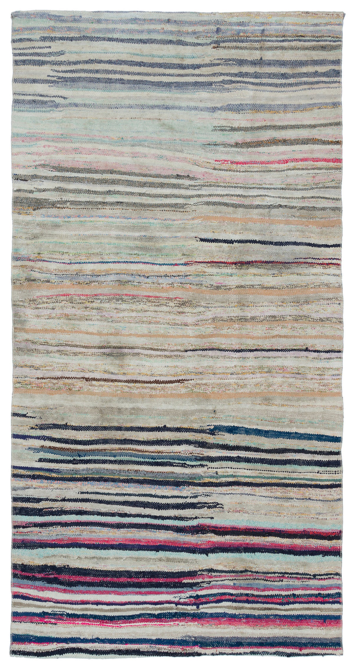 Chaput Over Dyed Kilim Rug 4&#39;4&#39;&#39; x 8&#39;4&#39;&#39; ft 133 x 253 cm