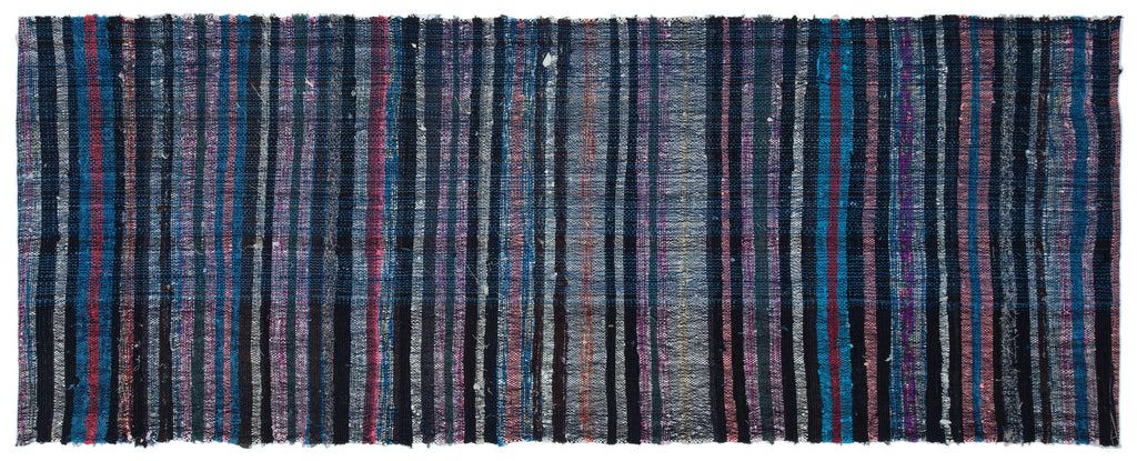 Chaput Over Dyed Kilim Rug 3'1'' x 7'10'' ft 95 x 240 cm