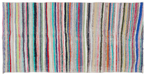 Chaput Over Dyed Kilim Rug 4'4'' x 8'8'' ft 131 x 264 cm