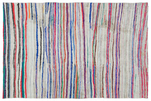 Chaput Over Dyed Kilim Rug 5'5'' x 8'1'' ft 165 x 247 cm