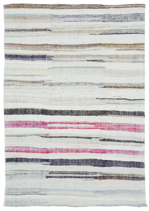 Chaput Over Dyed Kilim Rug 5'10'' x 8'5'' ft 178 x 257 cm