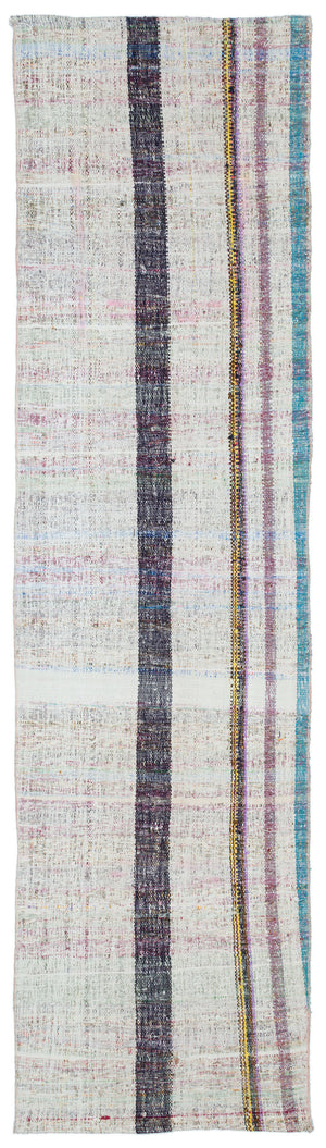 Chaput Over Dyed Kilim Rug 2'7'' x 9'6'' ft 78 x 290 cm