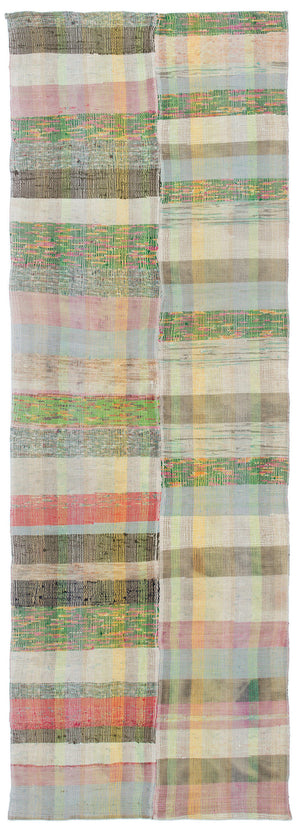 Chaput Over Dyed Kilim Rug 2'10'' x 8'6'' ft 86 x 260 cm