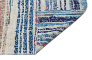 Chaput Over Dyed Kilim Rug 4'5'' x 11'11'' ft 134 x 362 cm