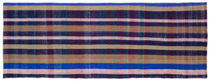 Chaput Over Dyed Kilim Rug 3'11'' x 10'4'' ft 119 x 316 cm