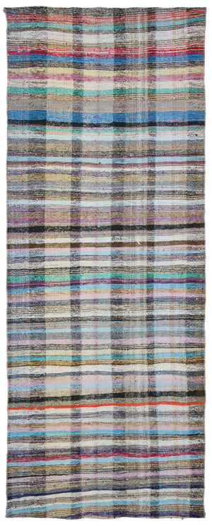 Chaput Over Dyed Kilim Rug 4'9'' x 11'9'' ft 144 x 357 cm