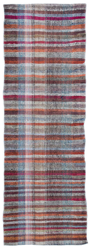 Chaput Over Dyed Kilim Rug 2'12'' x 8'6'' ft 91 x 258 cm