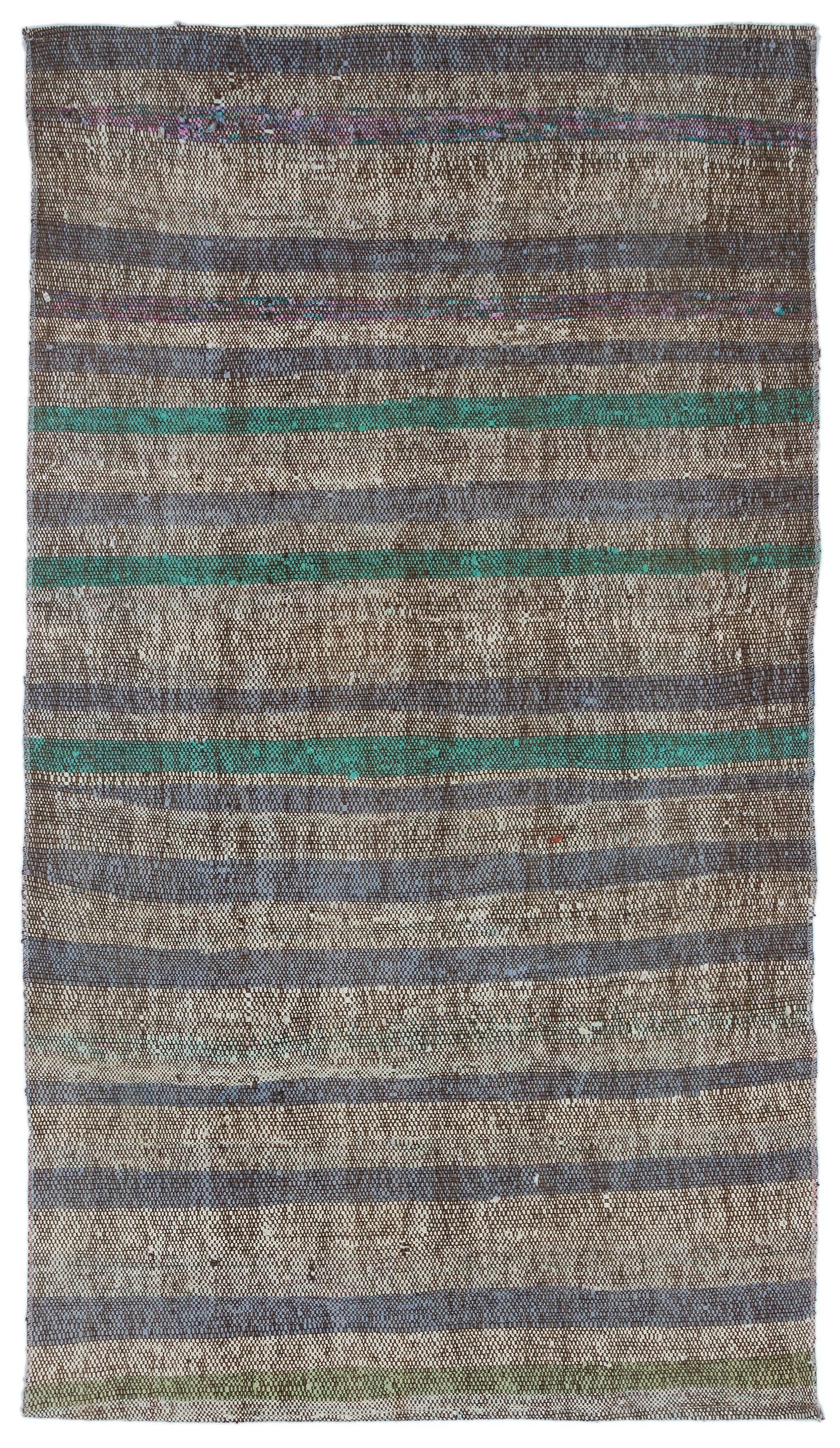 Chaput Over Dyed Kilim Rug 3'2'' x 5'6'' ft 96 x 168 cm