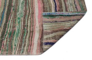 Chaput Over Dyed Kilim Rug 3'9'' x 12'6'' ft 114 x 380 cm
