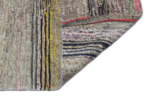 Chaput Over Dyed Kilim Rug 3'11'' x 10'5'' ft 119 x 317 cm
