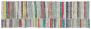 Chaput Over Dyed Kilim Rug 2'11'' x 9'6'' ft 88 x 290 cm