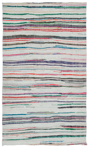 Chaput Over Dyed Kilim Rug 5'6'' x 9'5'' ft 168 x 286 cm