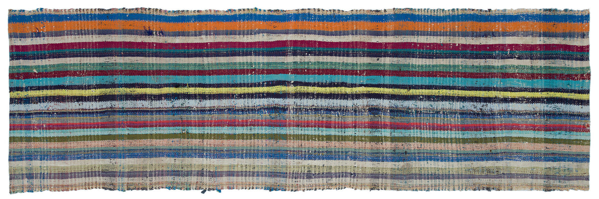 Chaput Over Dyed Kilim Rug 3&#39;4&#39;&#39; x 10&#39;7&#39;&#39; ft 102 x 322 cm