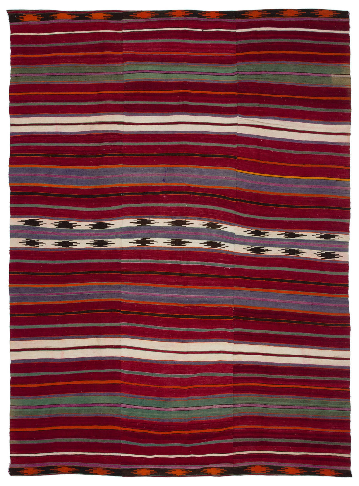 Chaput Over Dyed Kilim Rug 6&#39;5&#39;&#39; x 8&#39;9&#39;&#39; ft 195 x 266 cm
