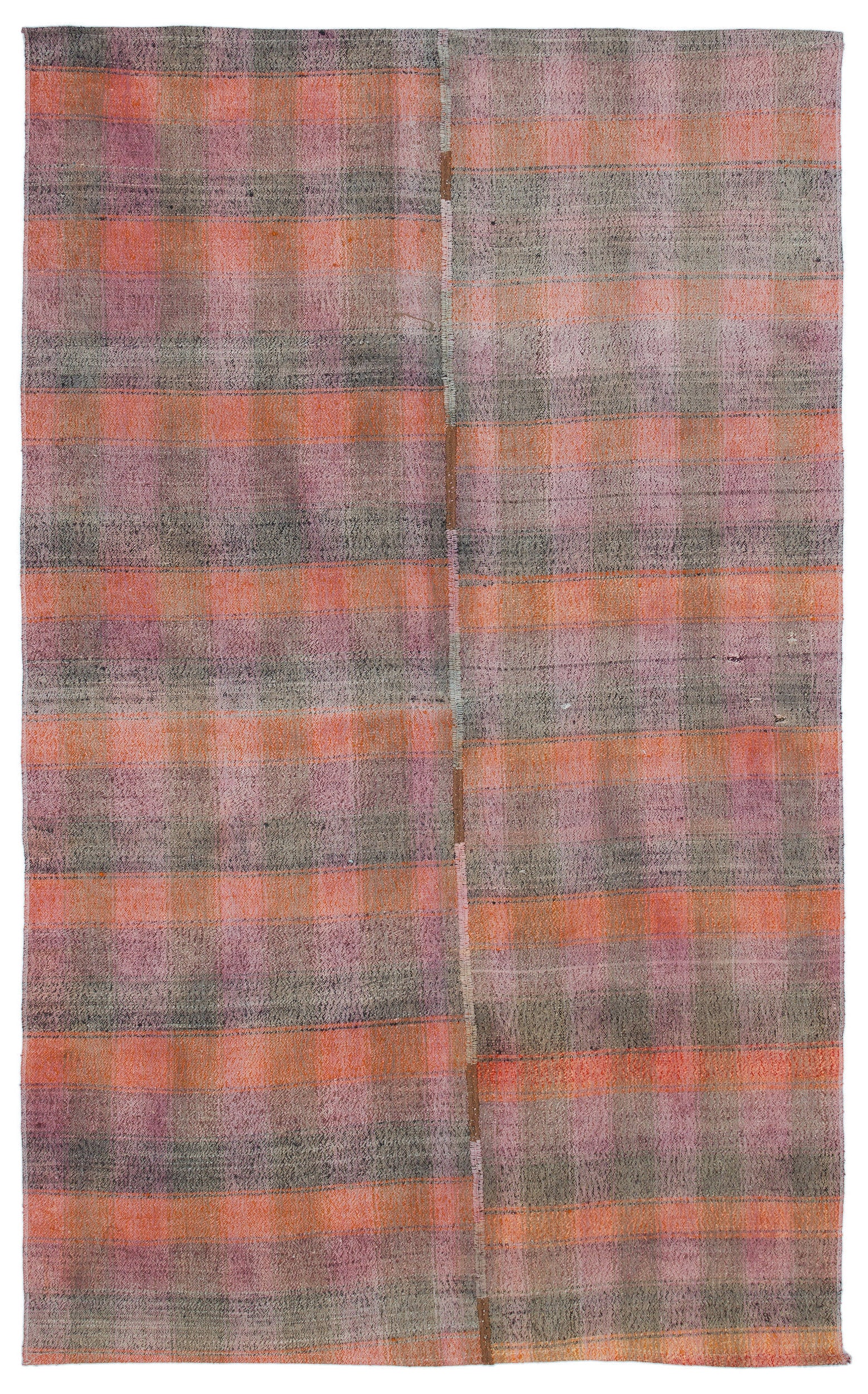 Chaput Over Dyed Kilim Rug 4'2'' x 6'8'' ft 126 x 204 cm