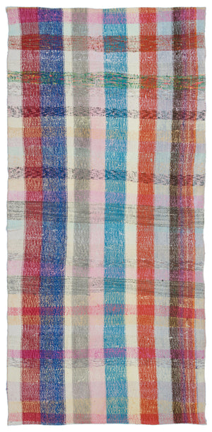Chaput Over Dyed Kilim Rug 3'10'' x 8'4'' ft 118 x 253 cm