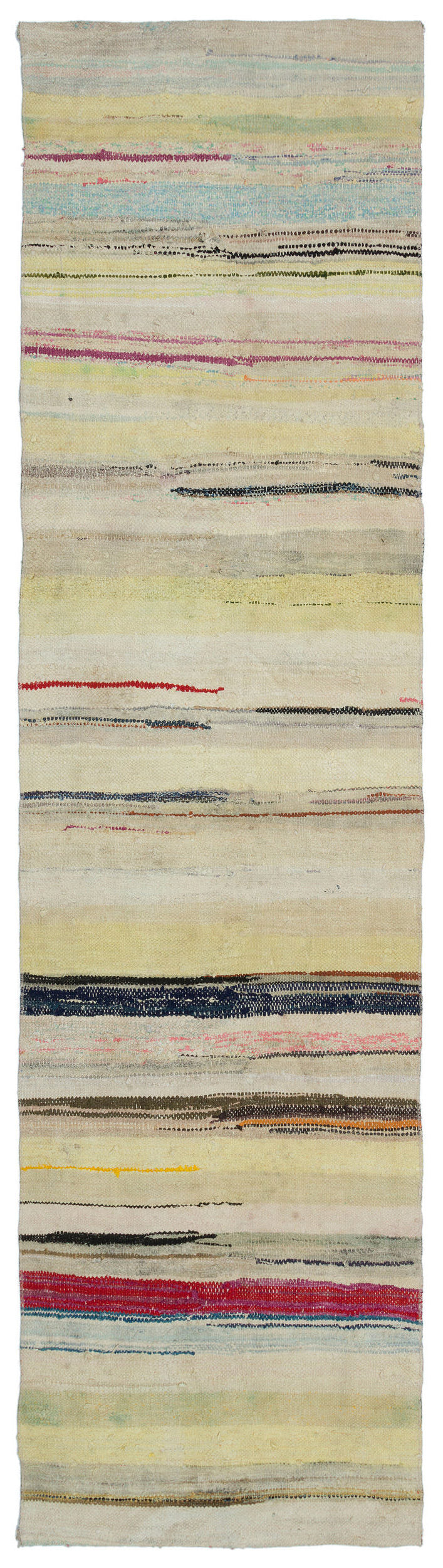 Chaput Over Dyed Kilim Rug 2&#39;8&#39;&#39; x 10&#39;2&#39;&#39; ft 82 x 310 cm